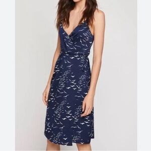 NWT BCBGeneration Bird Print Wrap Dress